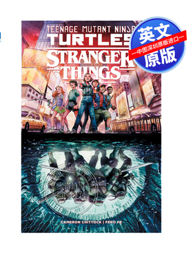 英文原版 忍者神龟:变种时代x怪奇物语跨界冒险漫画故事小说书 Teenage Mutant Ninja Turtles x Stranger Things