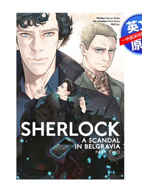 【预售英文原版】贝尔戈维亚丑闻 漫画侦探悬疑探案故事小说 神探夏洛克福尔摩斯 Sherlock: A Scandal in Belgravia Part 2: 4