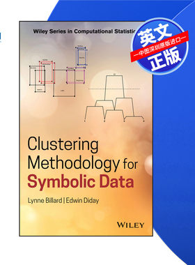 【预售 按需印刷】Wiley出版 符号数据的聚类方法 Clustering Methodology for Symbolic Data 进口英文正版书籍