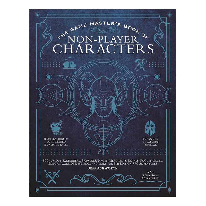 英文原版 游戏修改大师非玩家角色书之填补漏洞攻略精装The Game Master's Book of Non-Player Characters 500多角色介绍