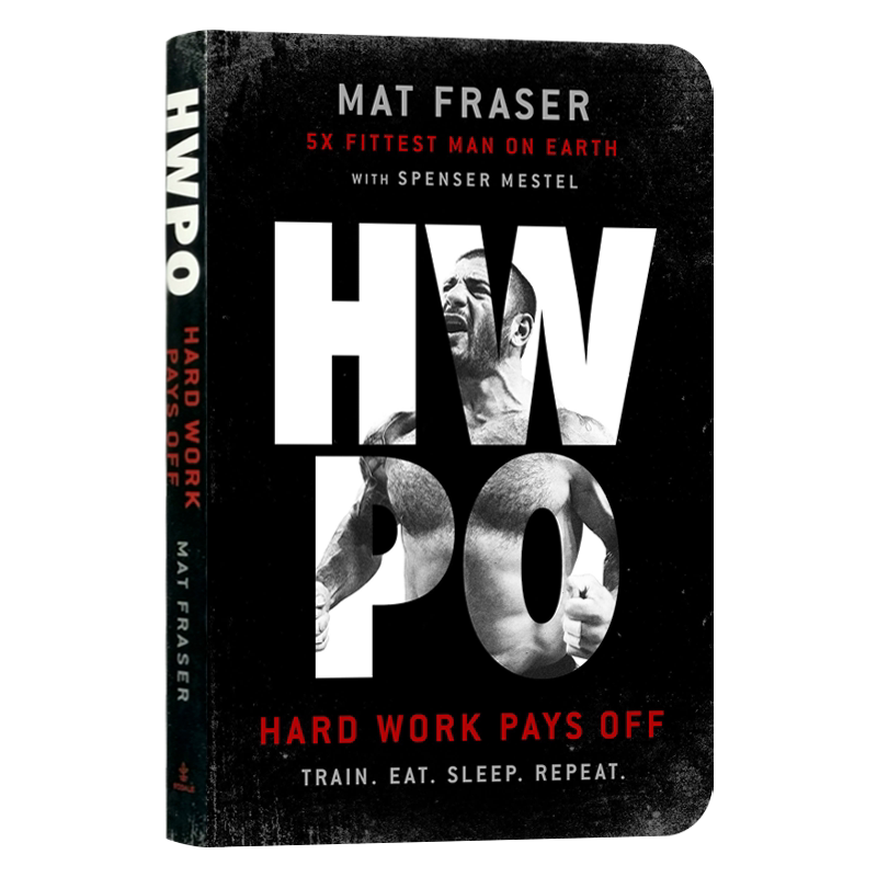 预售英文原版 CrossFit训练图解指南 Hwpo: Hard Work Pays Off CrossFit 综合体能训练 力量训练 无氧训练 进口英文版书