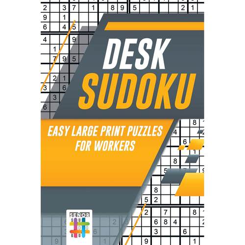 【预售 按需印刷】英文原版Desk Sudoku | Easy Large Print Puzzles for Workers进口原版正版书籍