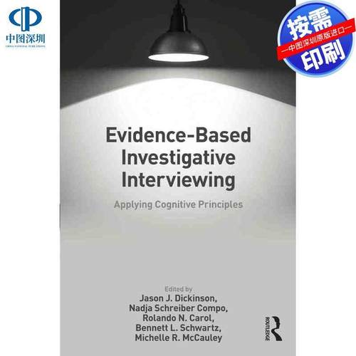 预售【按需印刷】英文原版 基于证据的调查性访谈 Evidence-based Investigative Interviewing 原装进口正版书籍