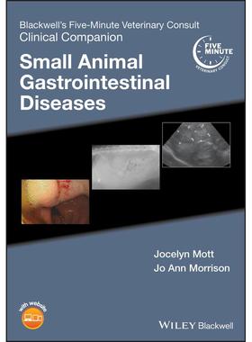 【预售 按需印刷】英文原版B5MVCC: 小动物胃肠道B5MVCC: Small Animal Gastrointestinal原装进口正版书籍