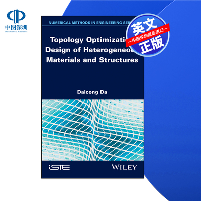 【预售 按需印刷】Wiley出版 非均质材料与结构的拓扑优化设计 Topology Optimization Design  进口英文正版书籍