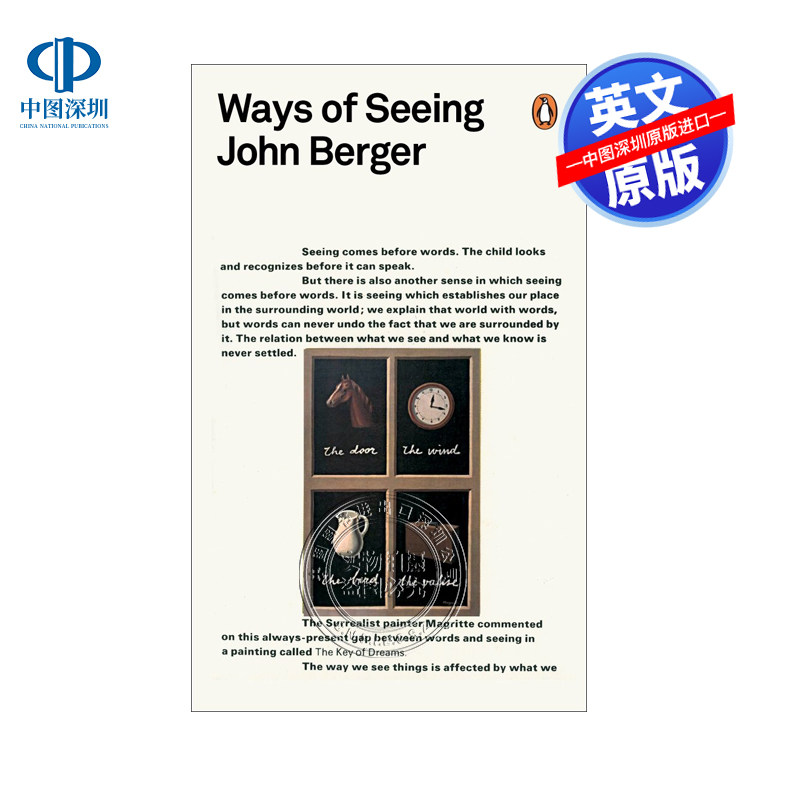 现货英文原版 观看之道 约翰伯格 Ways of Seeing 企鹅经典 John Berger
