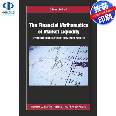 预售【按需印刷】英文原版 市场流动性的金融数学 The Financial Mathematics of Market Liquidity 原装进口正版书籍