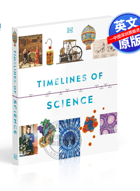 英文原版 DK百科 科学发展时间表 Timelines of Science 科学史指南插图