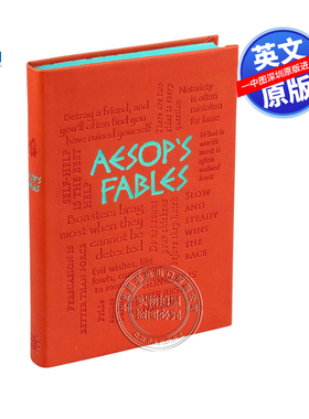 英文原版 伊索寓言 Aesop's Fables 软精装 世界经典文学名著 中小学生课外英语阅读故事书 古希腊伊索著
