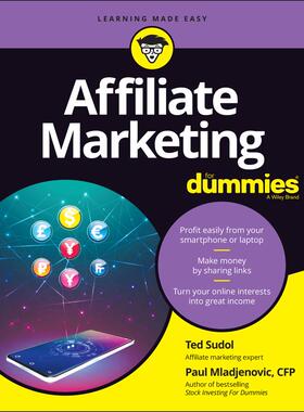 【预售 按需印刷】英文原版傻瓜式联盟营销Affiliate Marketing For Dummies P原装进口正版书籍