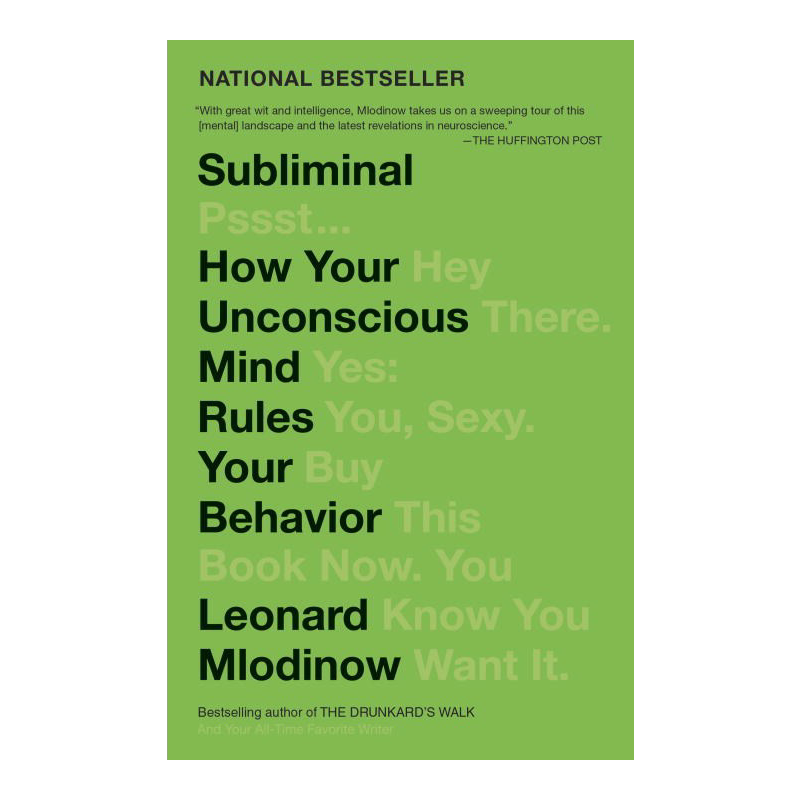 英文原版  潜意识:你的潜意识如何支配你的行为 Subliminal : How Your Unconscious Mind Rules Your Behavior 控制你行为的
