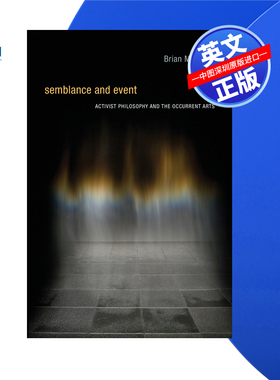 【预售 按需印刷】表象与事件:行动主义哲学与当代艺术 Semblance and Event 进口英文正版书籍