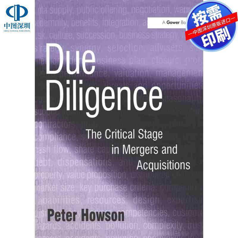 预售【按需印刷】英文原版 尽职调查 Due Diligence 原装进口正版书籍