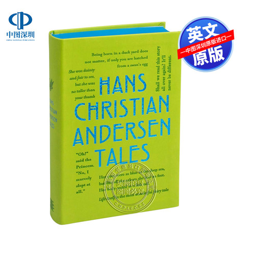 英文原版 安徒生童话故事集 软精装 儿童英语经典文学读物名著 Hans Christian Andersen Tales (Word Cloud Classics)