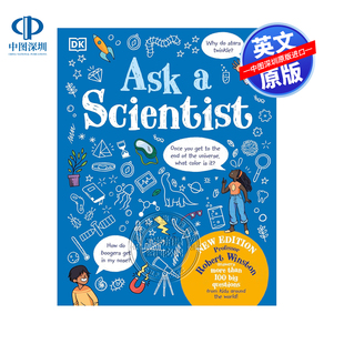 英文原版 DK 问科学家 教授回答世界各地孩子的100个问题 儿童英语知识科普百科指南 Ask A Scientist Robert Winston 启蒙认知