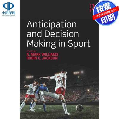 预售【按需印刷】英文原版 运动中的预期与决策 Anticipation and Decision Making in Sport 原装进口正版书籍