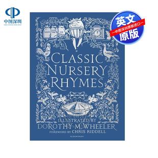 预售英文原版 Classic Nursery Rhymes 经典童谣 精装插画版 儿童文学外文书
