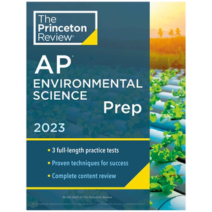 英文原版 普林斯顿评论AP环境科学预科课程 Princeton Review AP Environmental Science Prep 大学教材辅导教程学习工具书