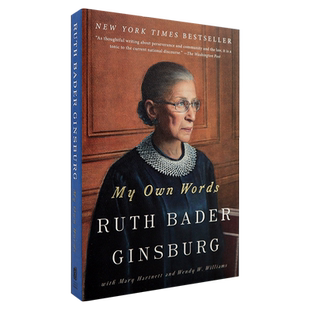 英文原版 金斯伯格大法官自传 My Own Words 我有话要说 人物传记 Ginsburg Ruth Bader Ginsburg RBG 犹太裔女性