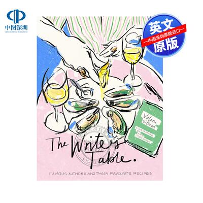 预售英文原版 作家之桌：著名作家及其最爱的食谱 The Writer's Table Famous authors and their favourite recipes
