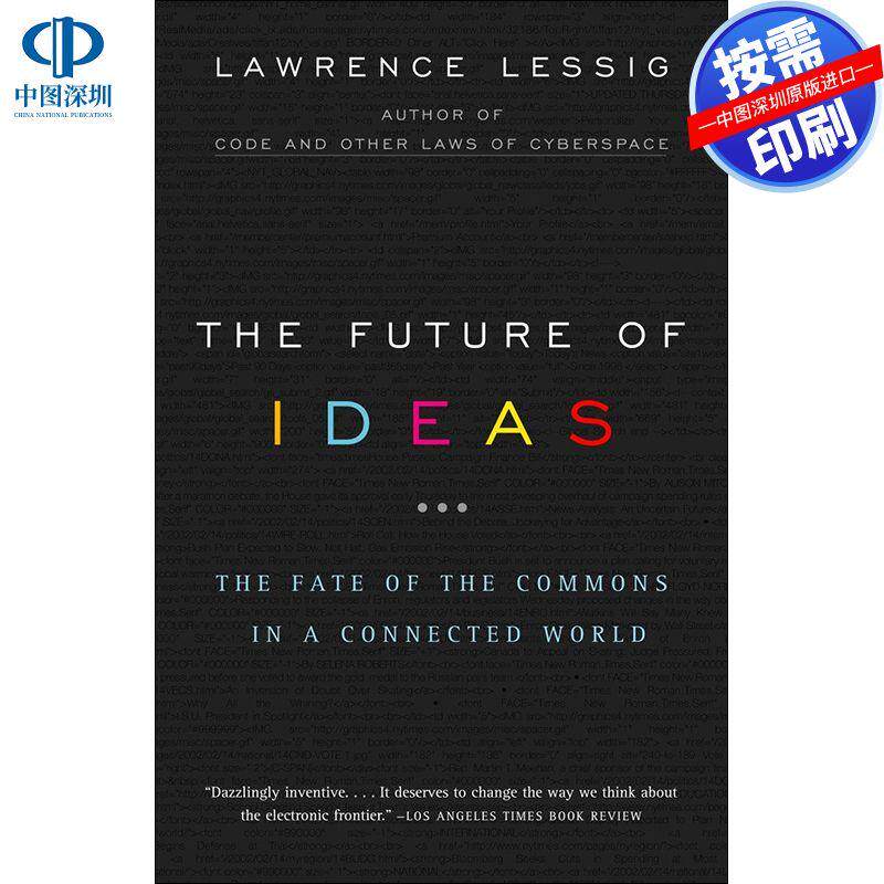预售【按需印刷】英文原版 思想的未来The Future of Ideas原版进口书籍