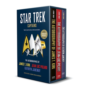 英文原版 星际迷航队长 -自传 Star Trek Captains - The Autobiographies 进口英文版正版书籍