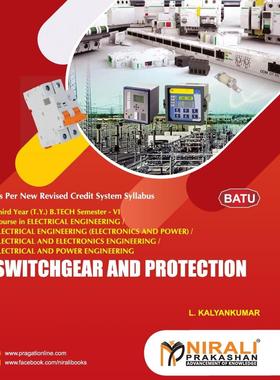 【预售 按需印刷】英文原版 开关设备与保护（选修课-III） SWITCHGEAR AND PROTECTION (Elective-III) 进口原版正版书籍