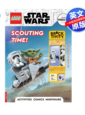 英文原版 LEGO?星球大战? 侦察时间活动手册附侦察兵迷你人偶 LEGO? Star Wars?: Scouting Time Activity Book
