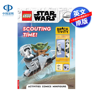 预售英文原版 LEGO?星球大战? 侦察时间活动手册附侦察兵迷你人偶 LEGO? Star Wars?: Scouting Time Activity Book