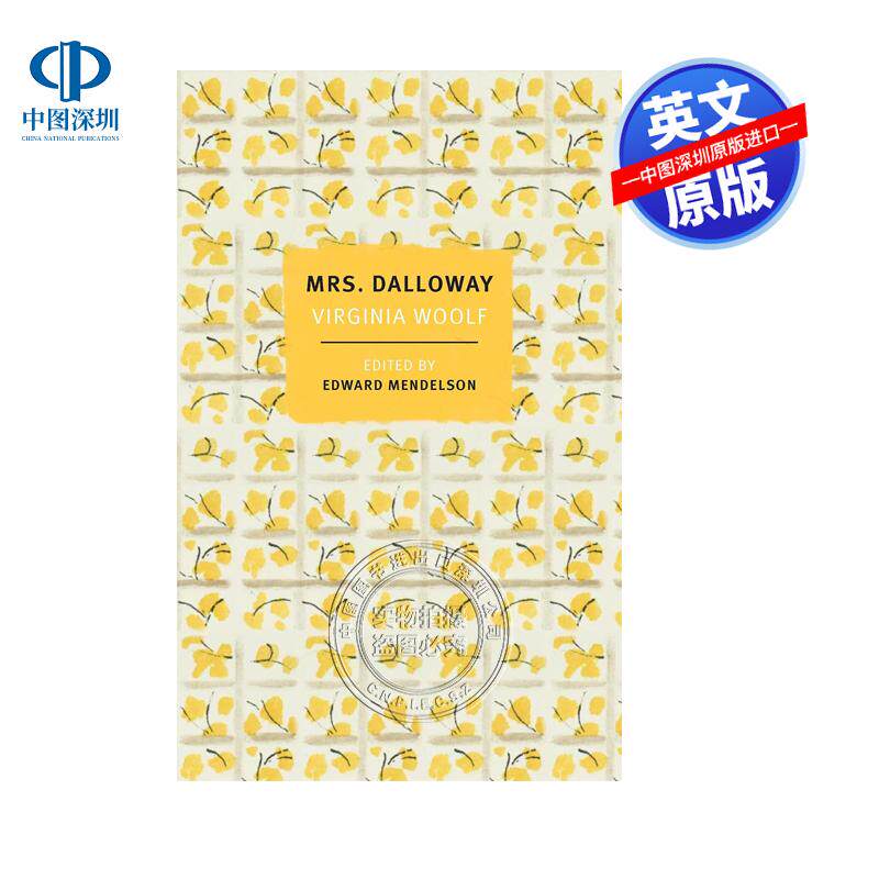 预售英文原版 Mrs. Dalloway 达洛维夫人 WOOLF VIRGINIA 文学  平装