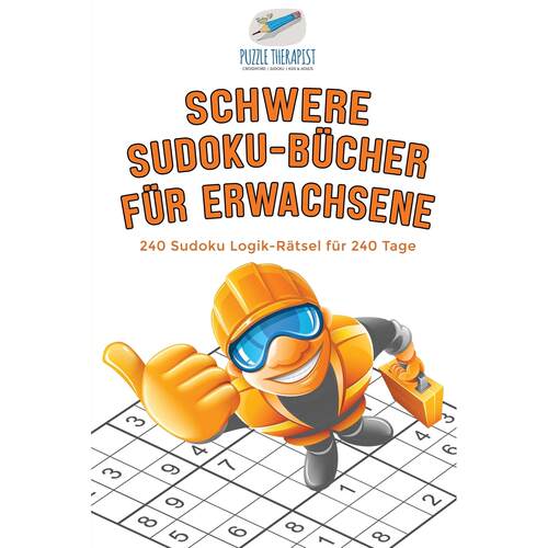 【预售 按需印刷】德文原版Schwere Sudoku-Bücher für Erwachsene | 240 Sudoku Logik-R?tsel für 240 Tage德语ger进口原版正
