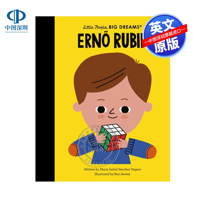 预售英文原版 埃尔诺·鲁比克 魔方发明者 小人物大梦想系列 Erno Rubik : Volume 145 儿童名人励志故事书读物