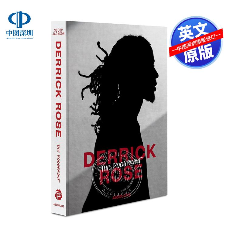 预售英文原版 德里克·罗斯 官方典藏画册 精装视觉档案画集艺术书 Derrick Rose: The Poohprint NBA篮球体育球星MVP 公牛