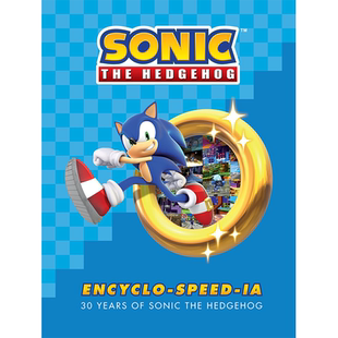 英文原版 刺猬索尼克游戏百科 30周年作品回顾展 Sonic the Hedgehog Encyclo-speed-ia 蓝色极速赛车手 音速小子 精装 进口书