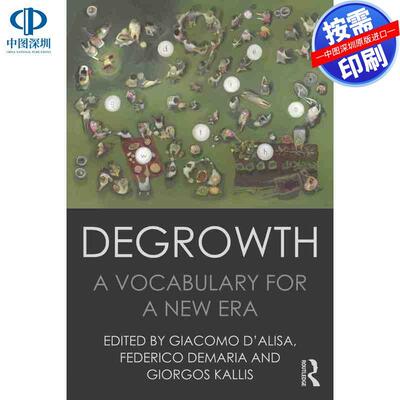 预售【按需印刷】英文原版 减少增长 Degrowth 原装进口正版书籍