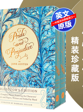 预售英文原版 傲慢与偏见 精装珍藏版 简·奥斯汀250周年纪念 Pride and Prejudice Collector’s edition 世界经典文学小说