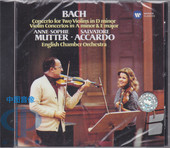 【中图音像】巴赫:小提琴协奏曲CD 穆特＆阿卡多 74700528 华纳