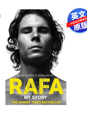 现货英文原版拉法 纳达尔自传 金满贯网球运动员 Rafa My Story B Rafael Nadal 进口英文正版书籍