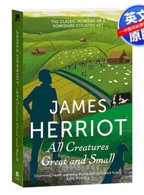 预售英文原版 万物既伟大又渺小 All Creatures Great and Small 吉米哈利 人与动物的故事 万物生灵原著