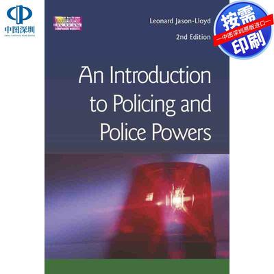 预售【按需印刷】英文原版 警务与警察权力介绍 Introduction to Policing and Police Powers 原装进口正版书籍