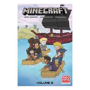 英文原版 Minecraft Volume 2 我的世界 漫画 第2卷 Graphic Novel 青少年课外阅读 儿童冒险漫画故事书 进口正版书