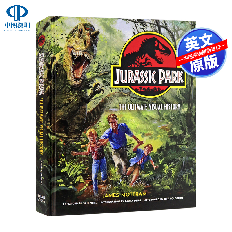 英文原版 侏罗纪公园【终极视觉史】图解指南 电影制作幕后花絮 精装 Jurassic Park: The Ultimate Visual History 进口正版书籍