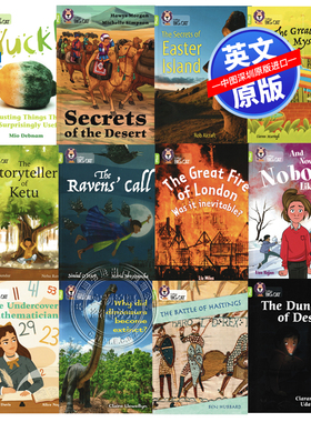 【深图】新版柯林斯大猫英语分级阅读11+ 浅绿色套装B级12册 Collins Big Cat-Band Lime Plus Set B 学生英文分阶课外教材读物