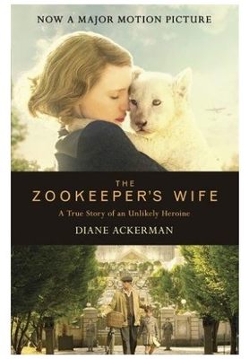 英文原版动物园长的夫人影视小说 The Zookeeper's Wife正版 动物管理员的妻子 黛安娜阿克曼 妮基卡罗 杰西卡查斯坦