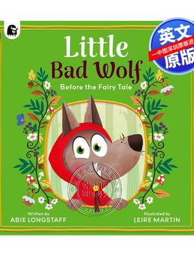 预售英文原版 小灰狼 Little Bad Wolf 儿童绘本图画故事书 Abie Longstaff