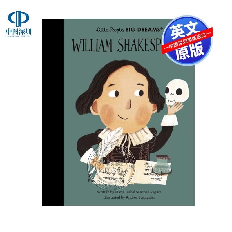 预售英文原版 威廉·莎士比亚 小人物大梦想系列 William Shakespeare : Volume 142 儿童名人励志故事书读物
