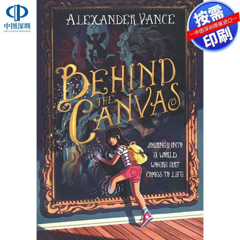 预售 按需印刷 英文原版 画布背后 Behind the Canvas 进口书籍正版