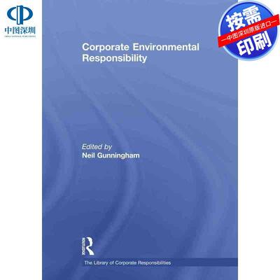 预售【按需印刷】英文原版 企业环境责任 Corporate Environmental Responsibility 原装进口正版书籍
