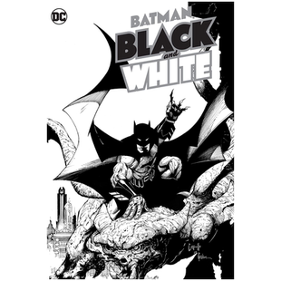 英文原版 DC漫画 蝙蝠侠黑与白 Batman Black & White 精装 获艾斯纳奖 黑暗骑士 小丑 进口美版漫画书 图书周边