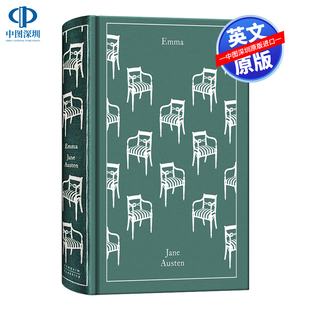 文学名著小说读物 爱玛 企鹅布纹精装 Penguin Classics Clothbound 版 英文原版 青少年儿童英语课外书 简奥斯汀 世界经典 Emma